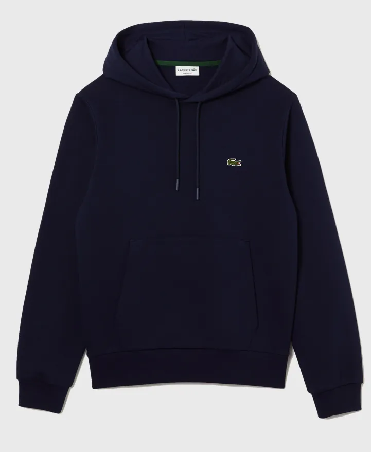 Lacoste SH9623 Organic Cotton Hoodie 166 Navy