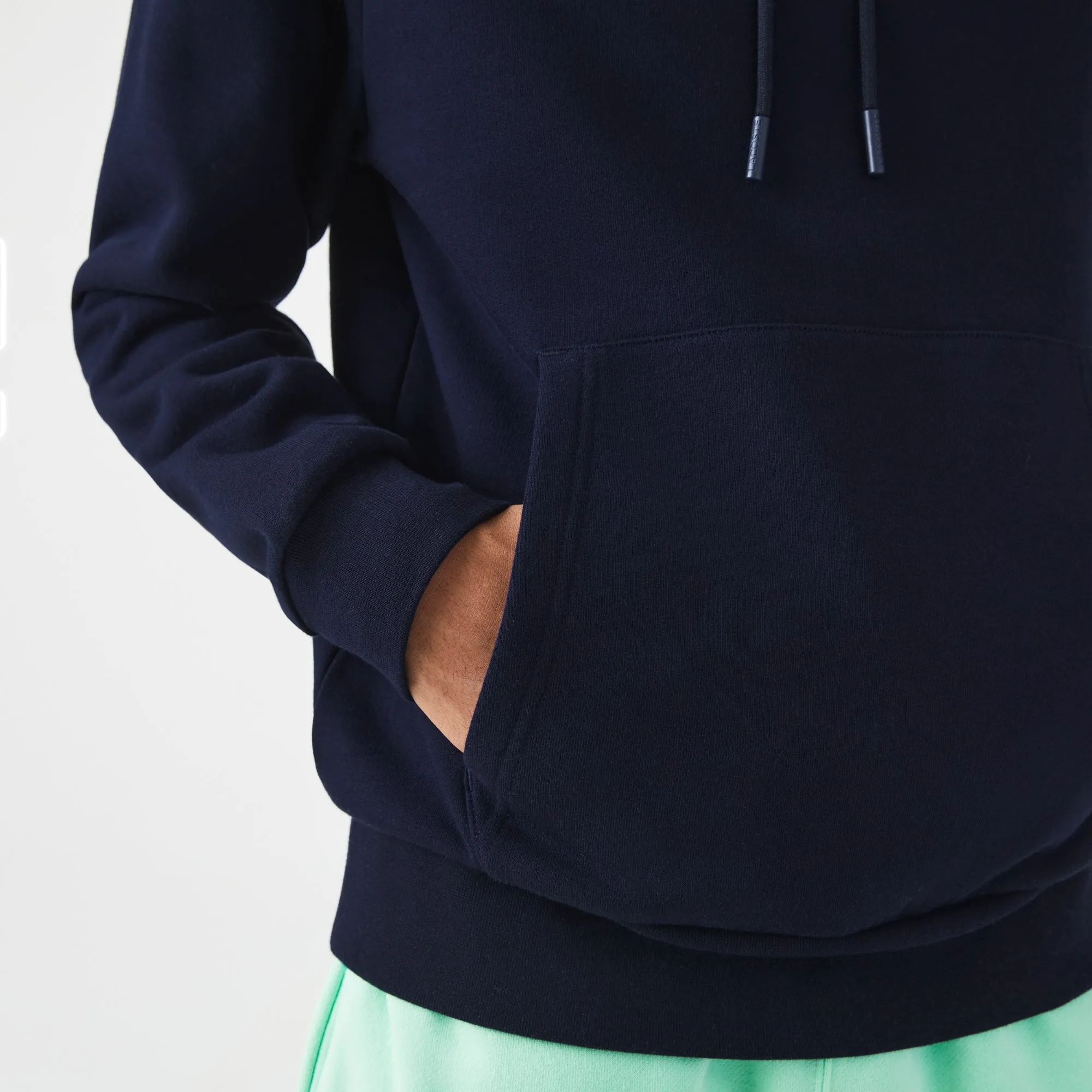 Lacoste SH9623 Organic Cotton Hoodie 166 Navy