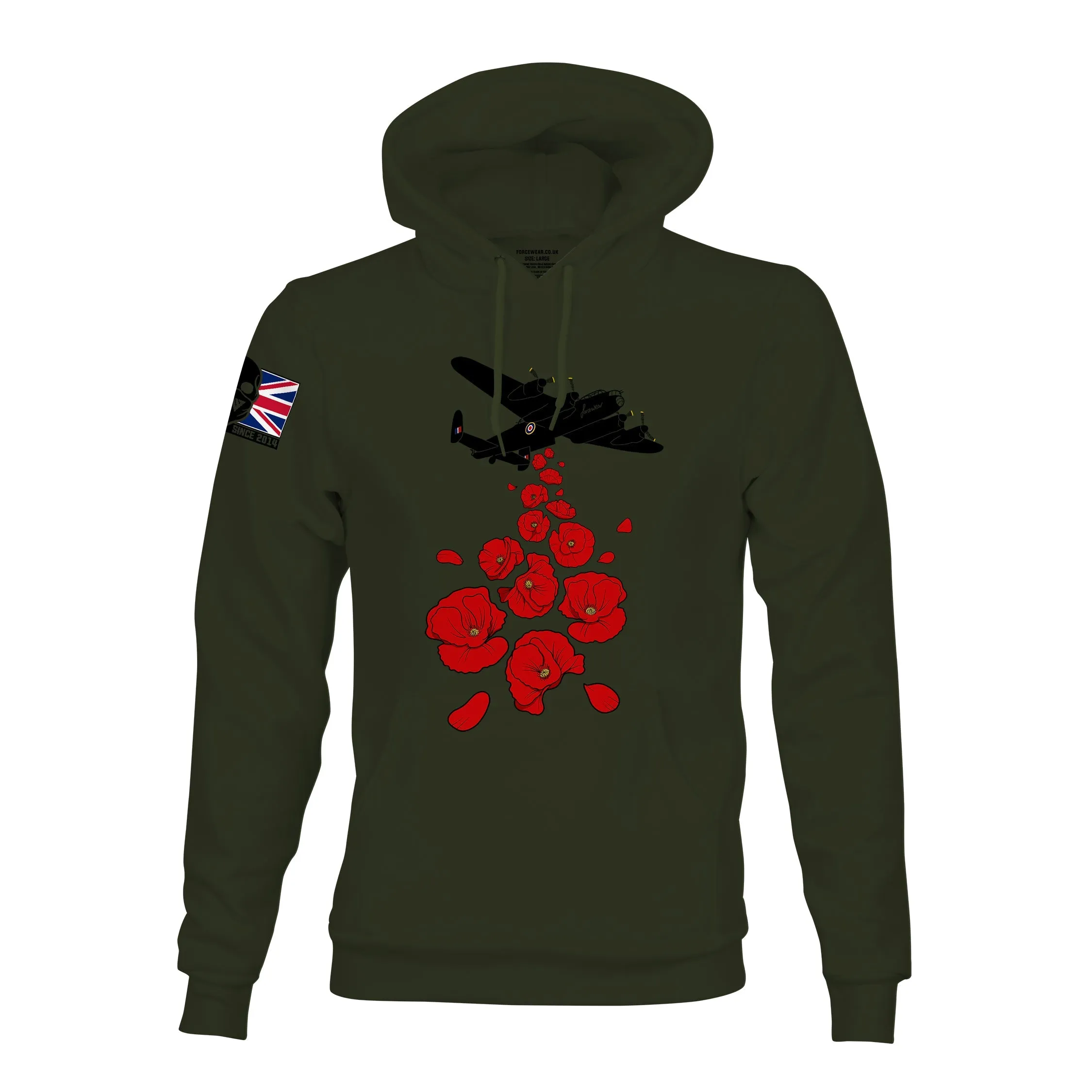 LANCASTER AND POPPIES HOODIE