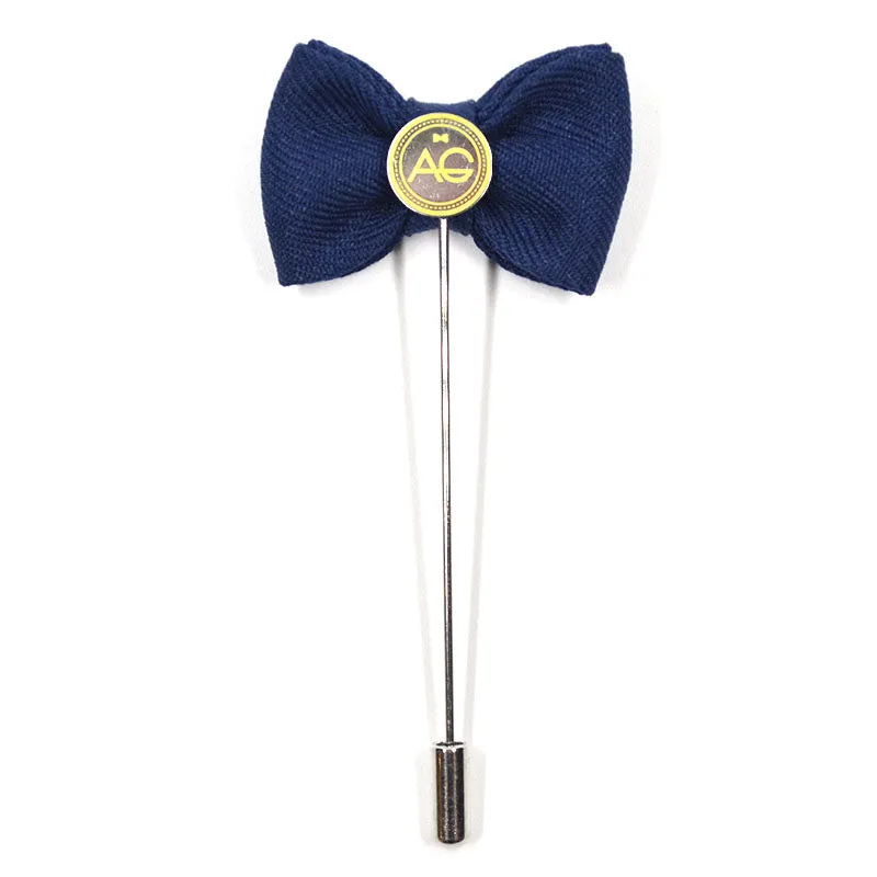 Lapel Pin - Bow Tie Navy