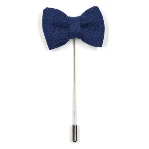 Lapel Pin - Bow Tie Navy