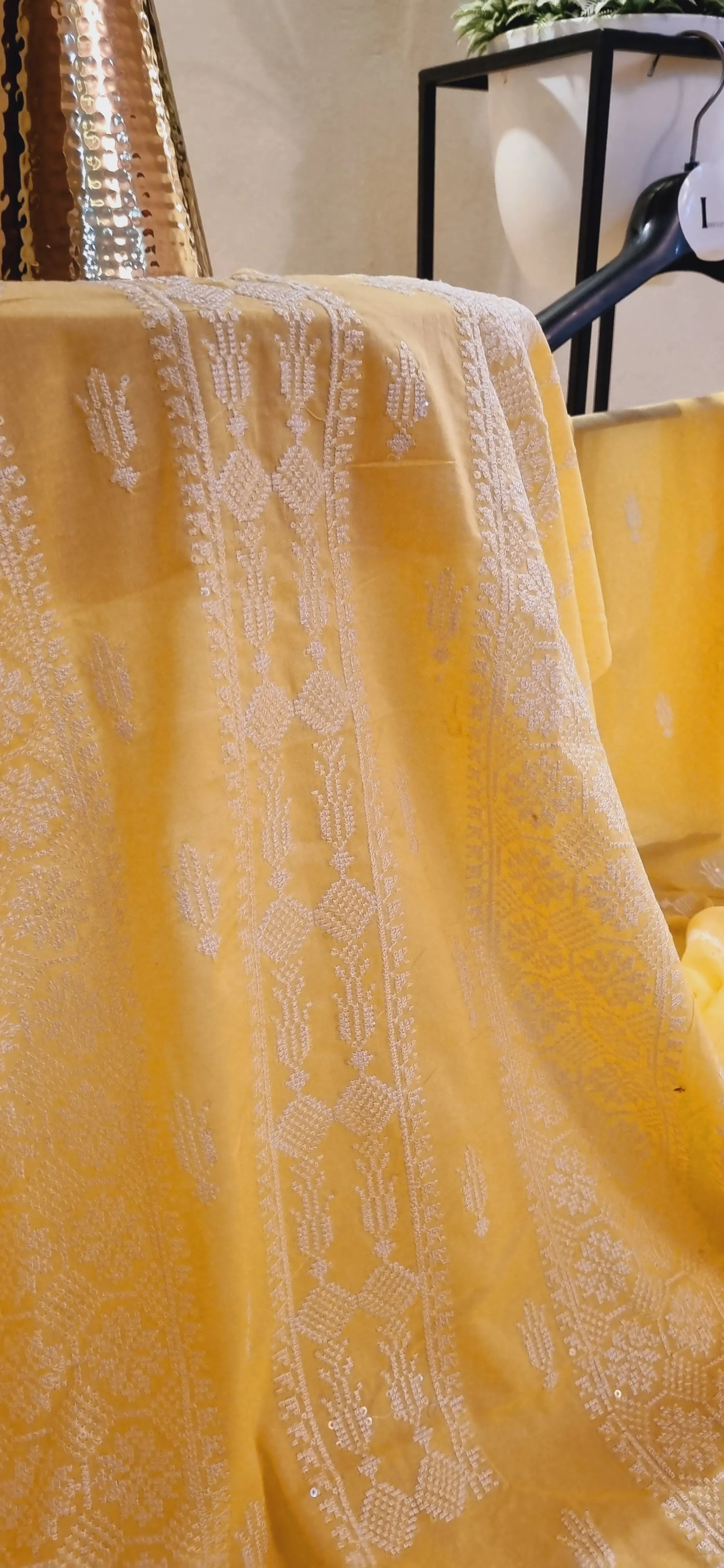 Lawn embroidered three piece suits
