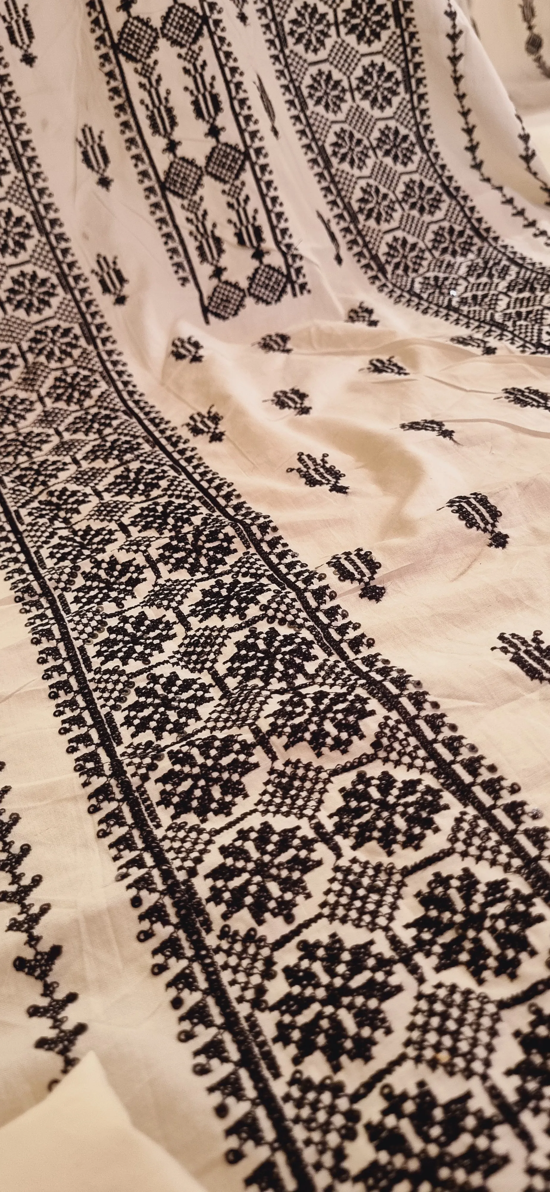 Lawn embroidered three piece suits