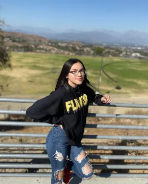 Lemon Sugar Glitter Flavor | Black Hoodie