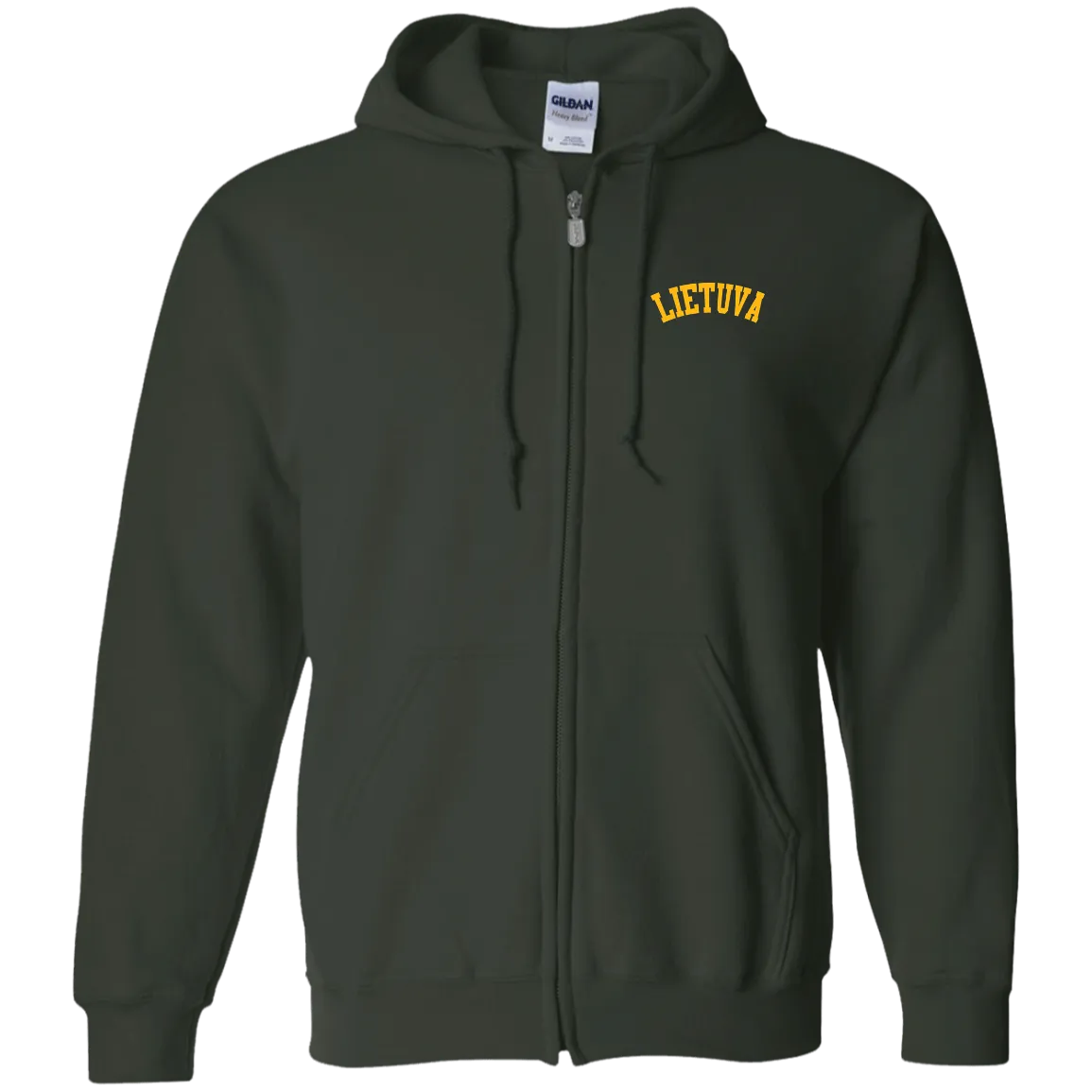 Lietuva - Men/Women Unisex Comfort Full-Zip Hoodie