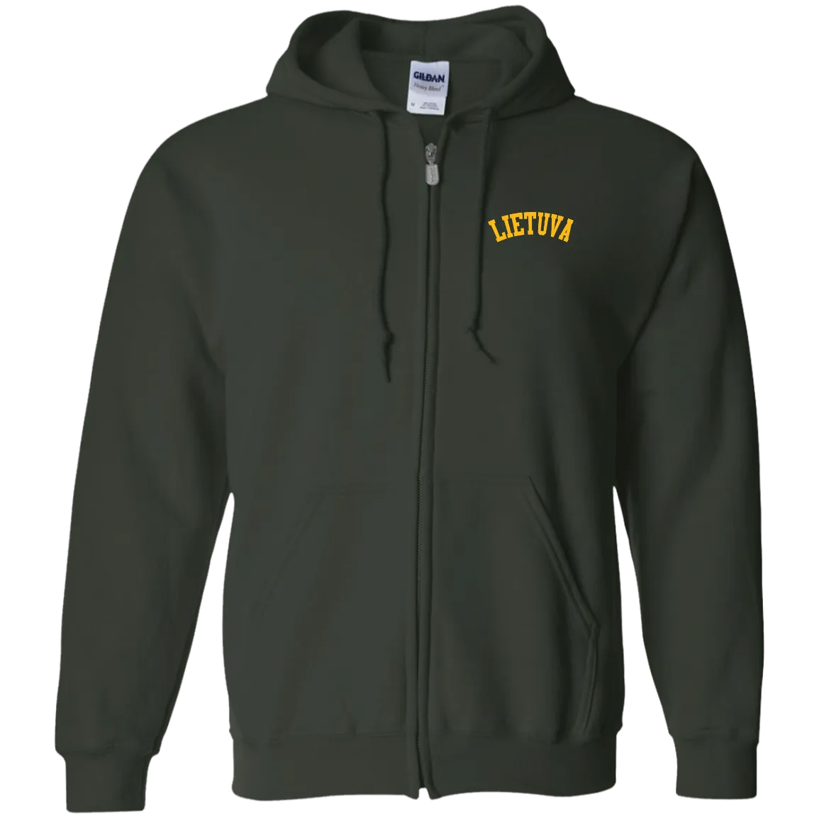 Lietuva - Men/Women Unisex Comfort Full-Zip Hoodie