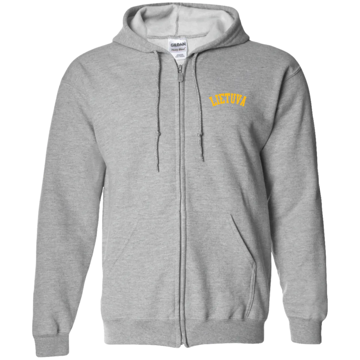 Lietuva - Men/Women Unisex Comfort Full-Zip Hoodie