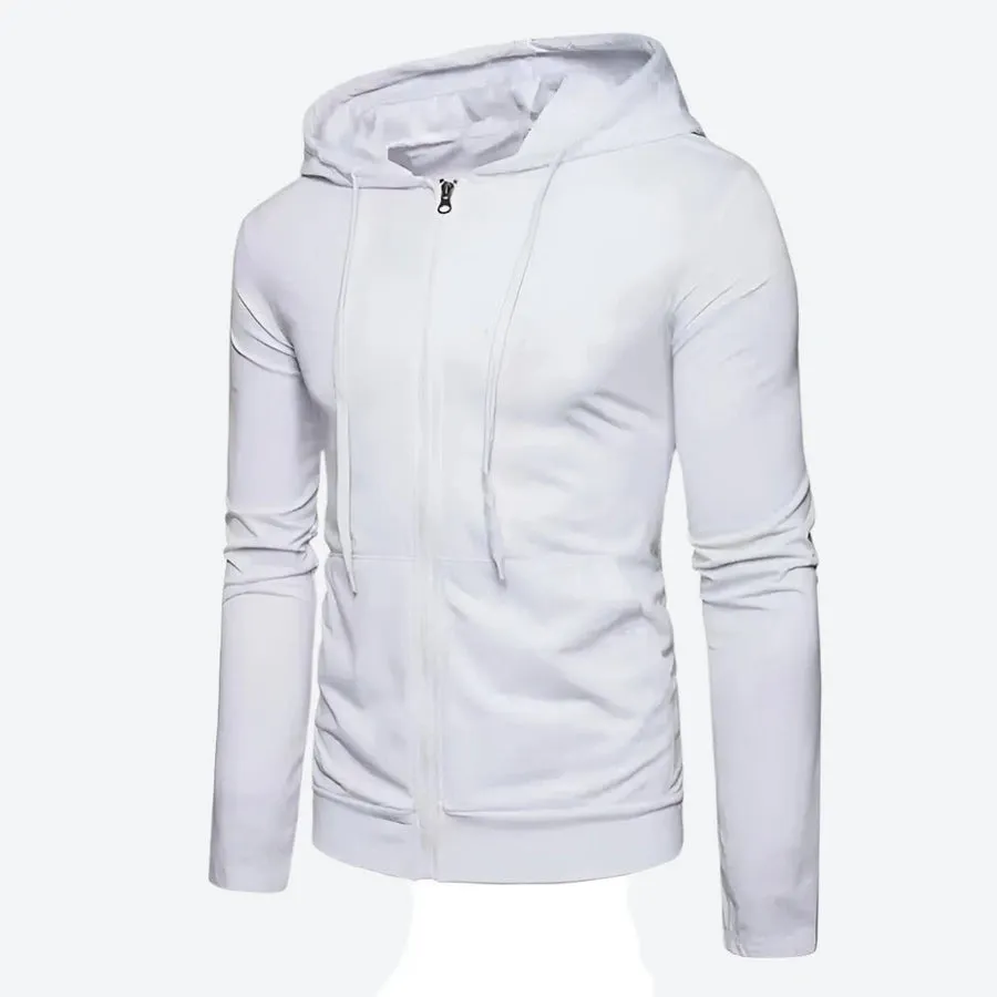 Lightweight Zip-Up Hoodie Sweatshirts