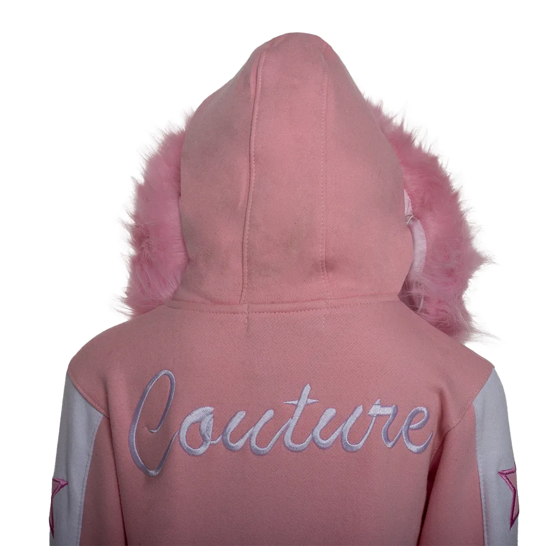 MDB Clearance Kids M-Star Fur Hooded Fleece Sweatsuit