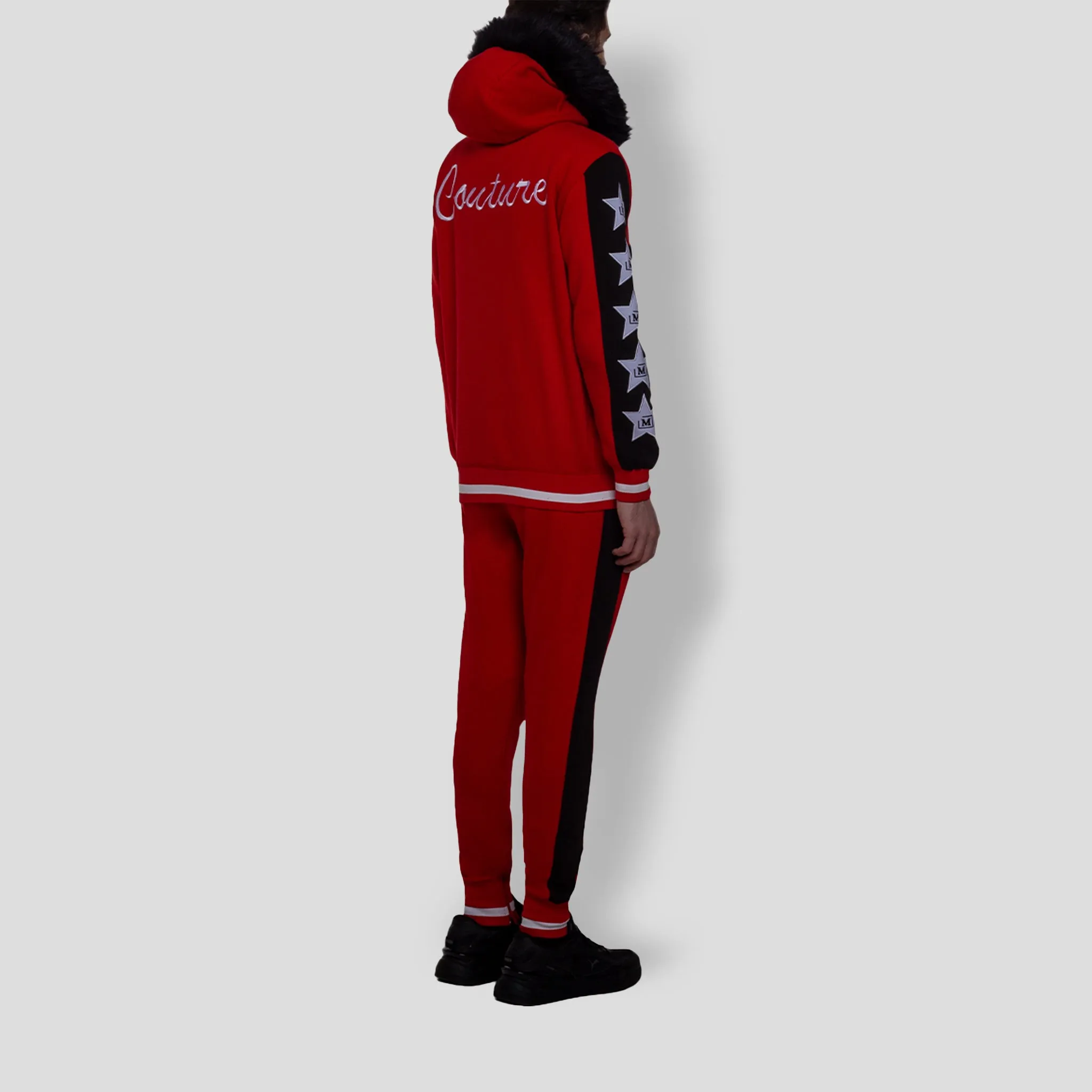 MDB Clearance Men's M-Star Fur Hooded Fleece Sweatsuit