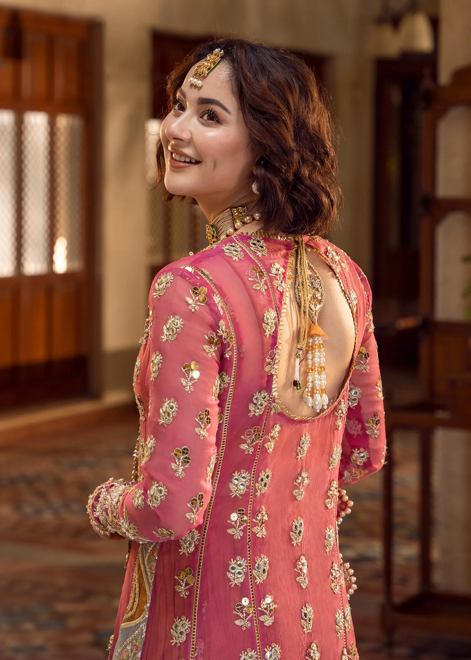 Mehndi Galore |  Crimson Aik Jhalak Wedding Collection 2022 | Unstitched Embroidered Wedding Suits