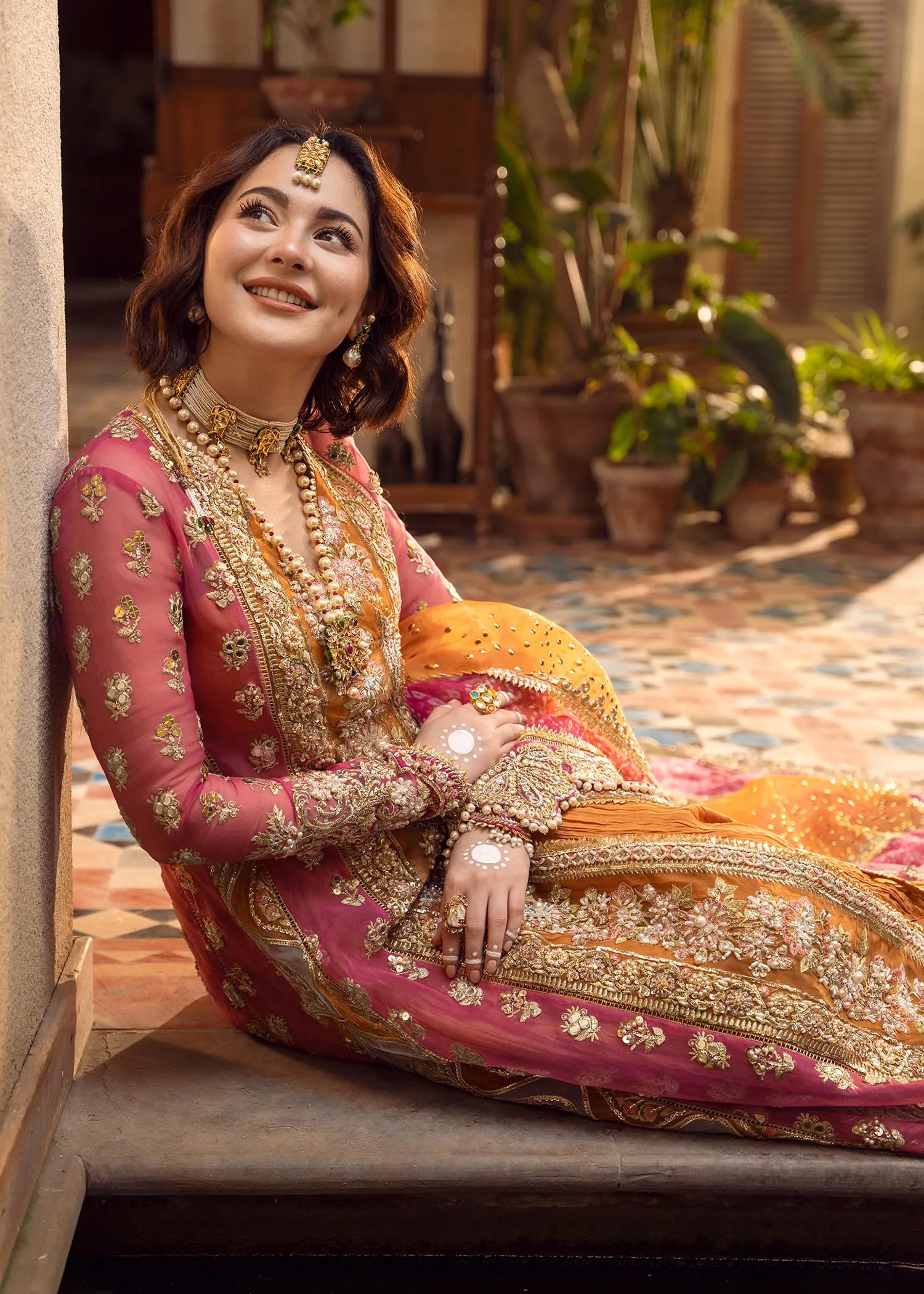 Mehndi Galore |  Crimson Aik Jhalak Wedding Collection 2022 | Unstitched Embroidered Wedding Suits