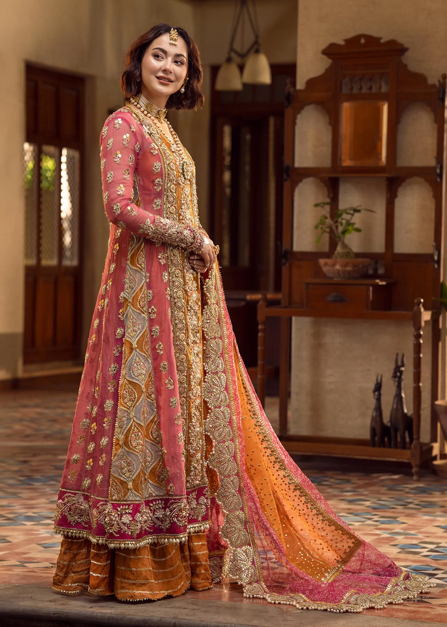 Mehndi Galore |  Crimson Aik Jhalak Wedding Collection 2022 | Unstitched Embroidered Wedding Suits