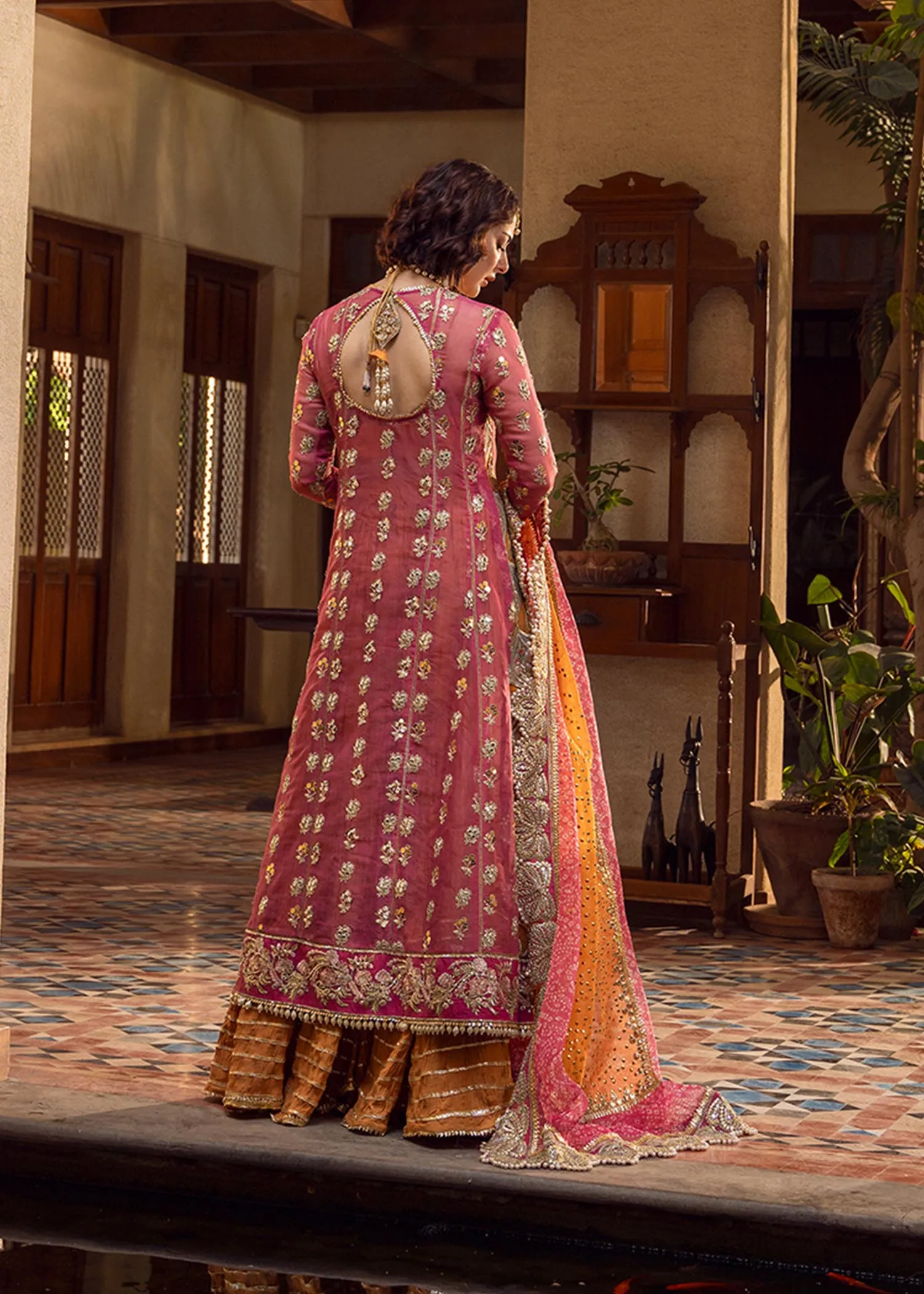 Mehndi Galore |  Crimson Aik Jhalak Wedding Collection 2022 | Unstitched Embroidered Wedding Suits