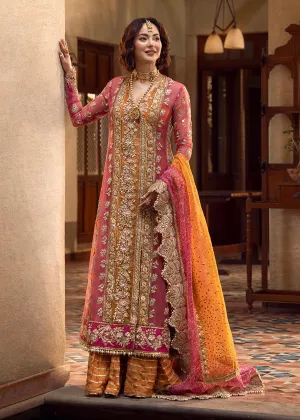 Mehndi Galore |  Crimson Aik Jhalak Wedding Collection 2022 | Unstitched Embroidered Wedding Suits