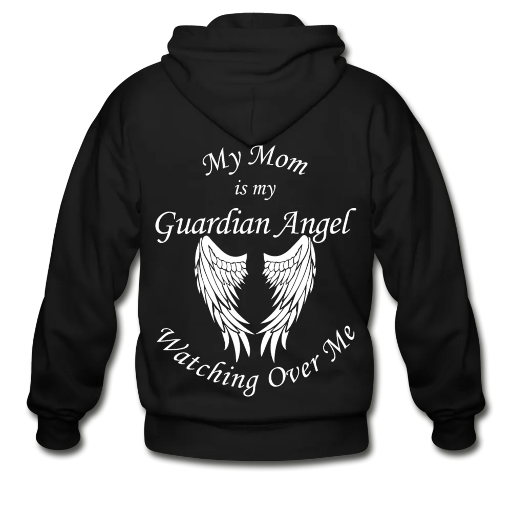 Mom Guardian Angel Gildan Heavy Blend Adult Zip Hoodie (CK3545 Mom Zip)