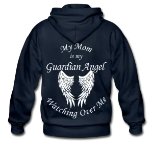 Mom Guardian Angel Gildan Heavy Blend Adult Zip Hoodie (CK3545 Mom Zip)