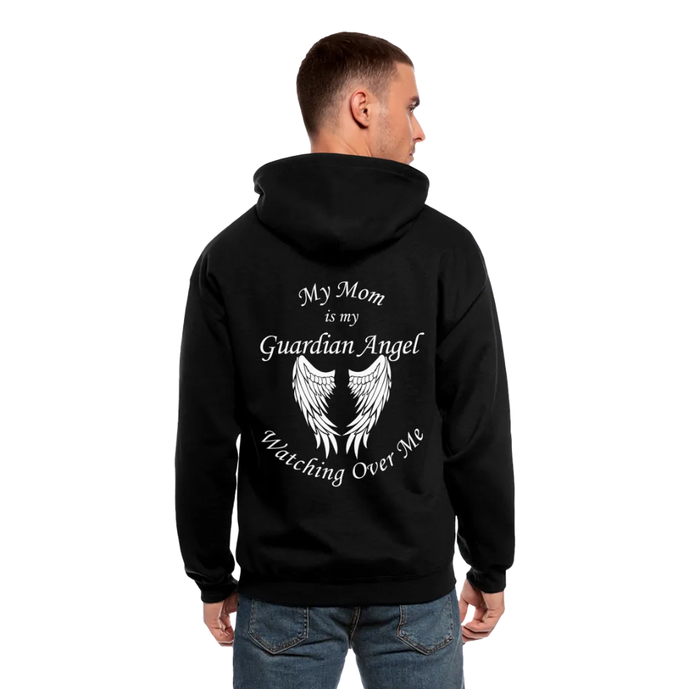 Mom Guardian Angel Men's Zip Hoodie