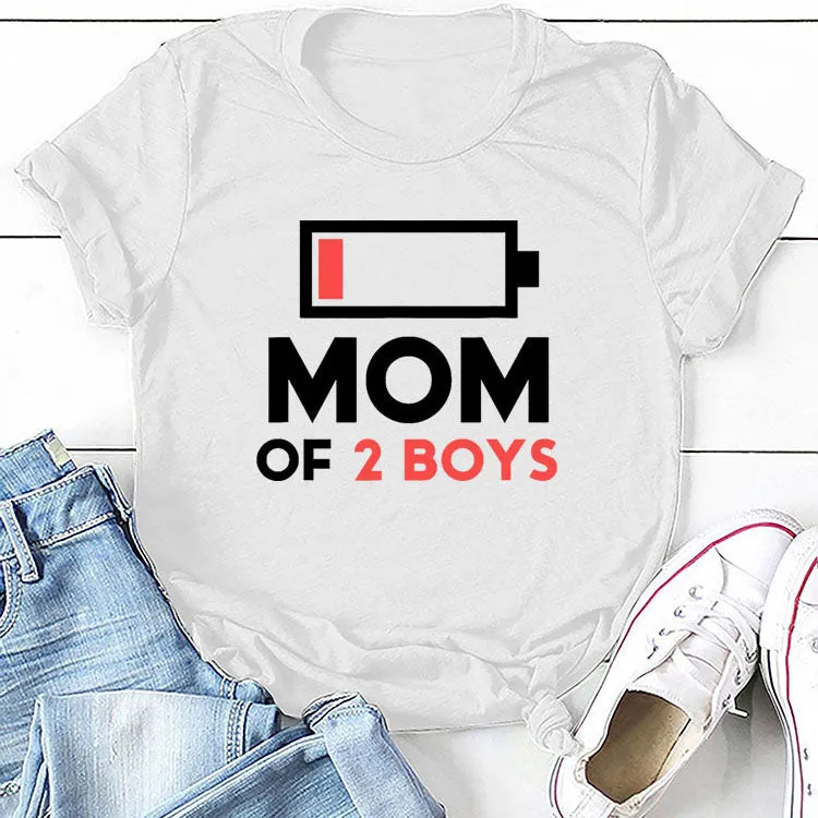 MOM OF 2 BOYS T-shirt
