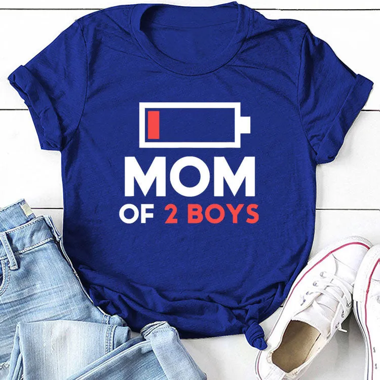 MOM OF 2 BOYS T-shirt