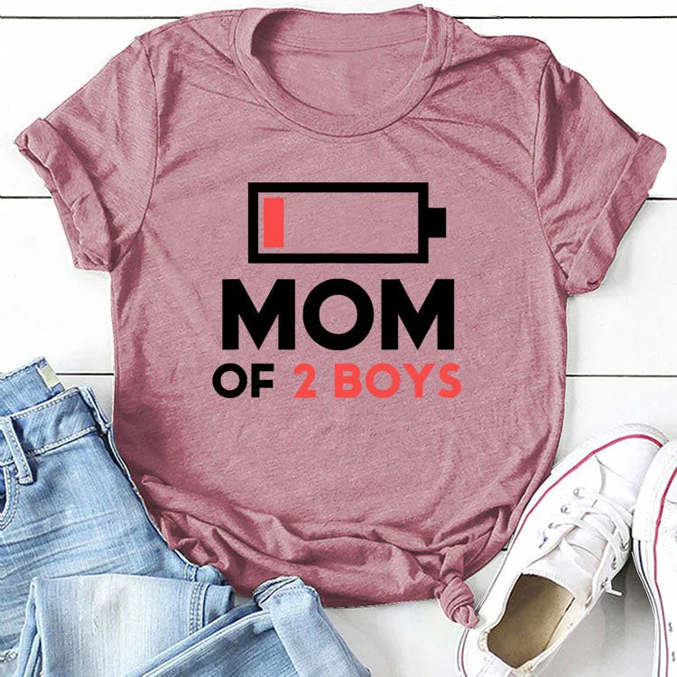 MOM OF 2 BOYS T-shirt