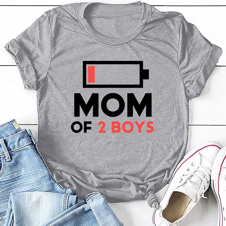 MOM OF 2 BOYS T-shirt