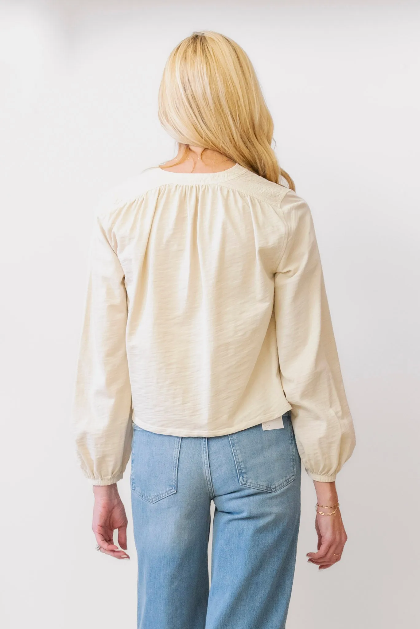 NATION Maya V-Neck Top