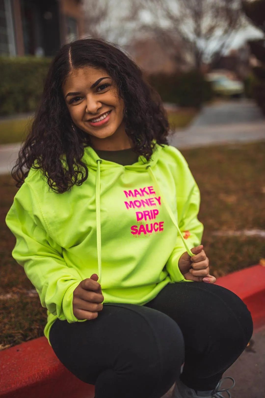Neon Pink MMDS | Neon Yellow Hoodie