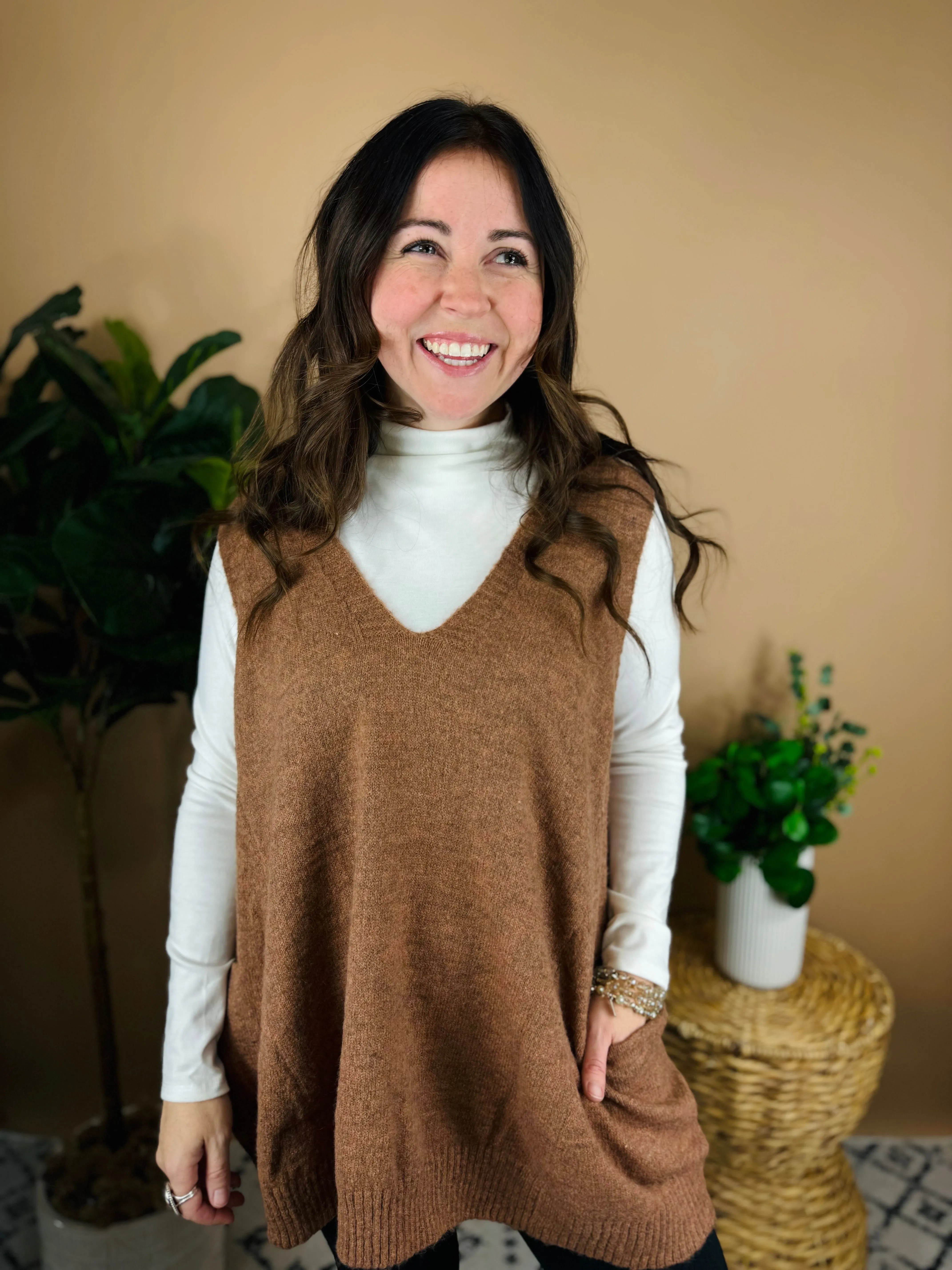 Ollie Oversized V-neck Sweater