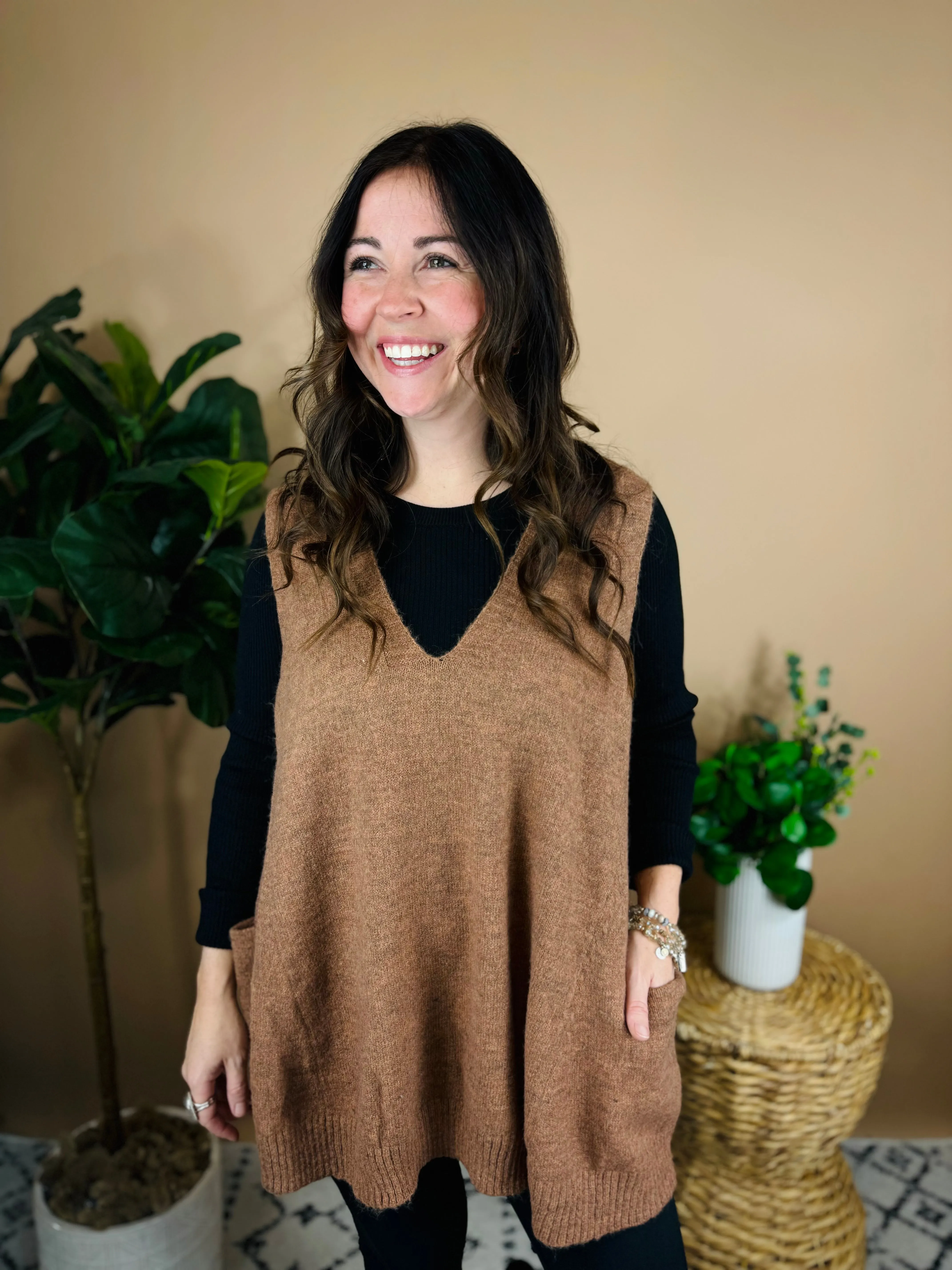 Ollie Oversized V-neck Sweater
