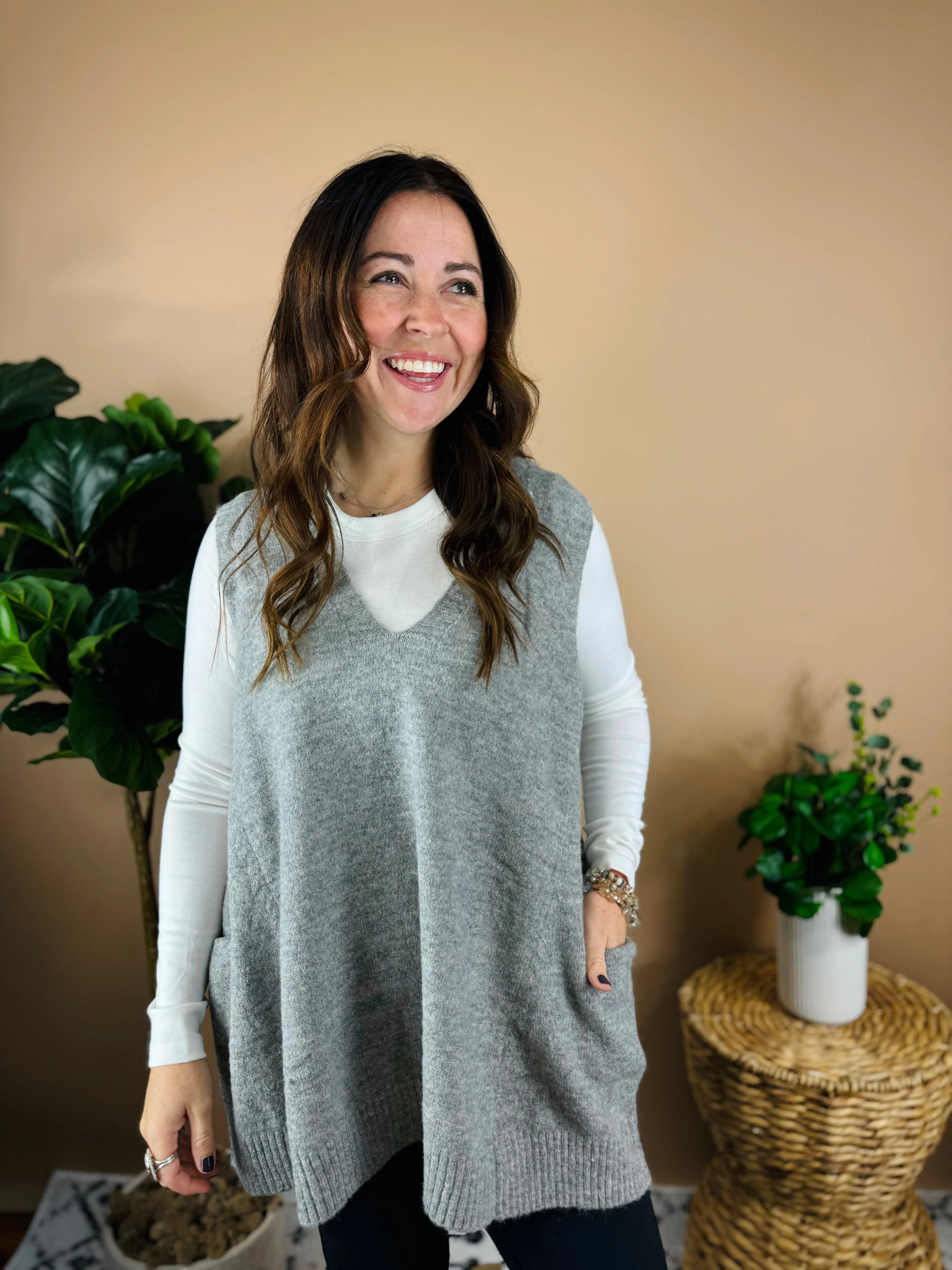 Ollie Oversized V-neck Sweater