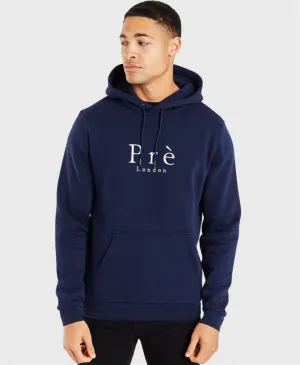 Pre London Essential Hoodie Navy Blue
