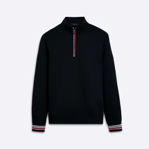 Quarter Zip Mock Neck Sweatshirt