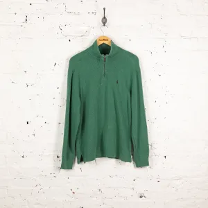 Ralph Lauren 1/4 Zip Sweatshirt - Green - M