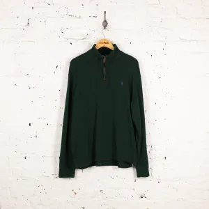 Ralph Lauren 1/4 Zip Sweatshirt - Green - XL