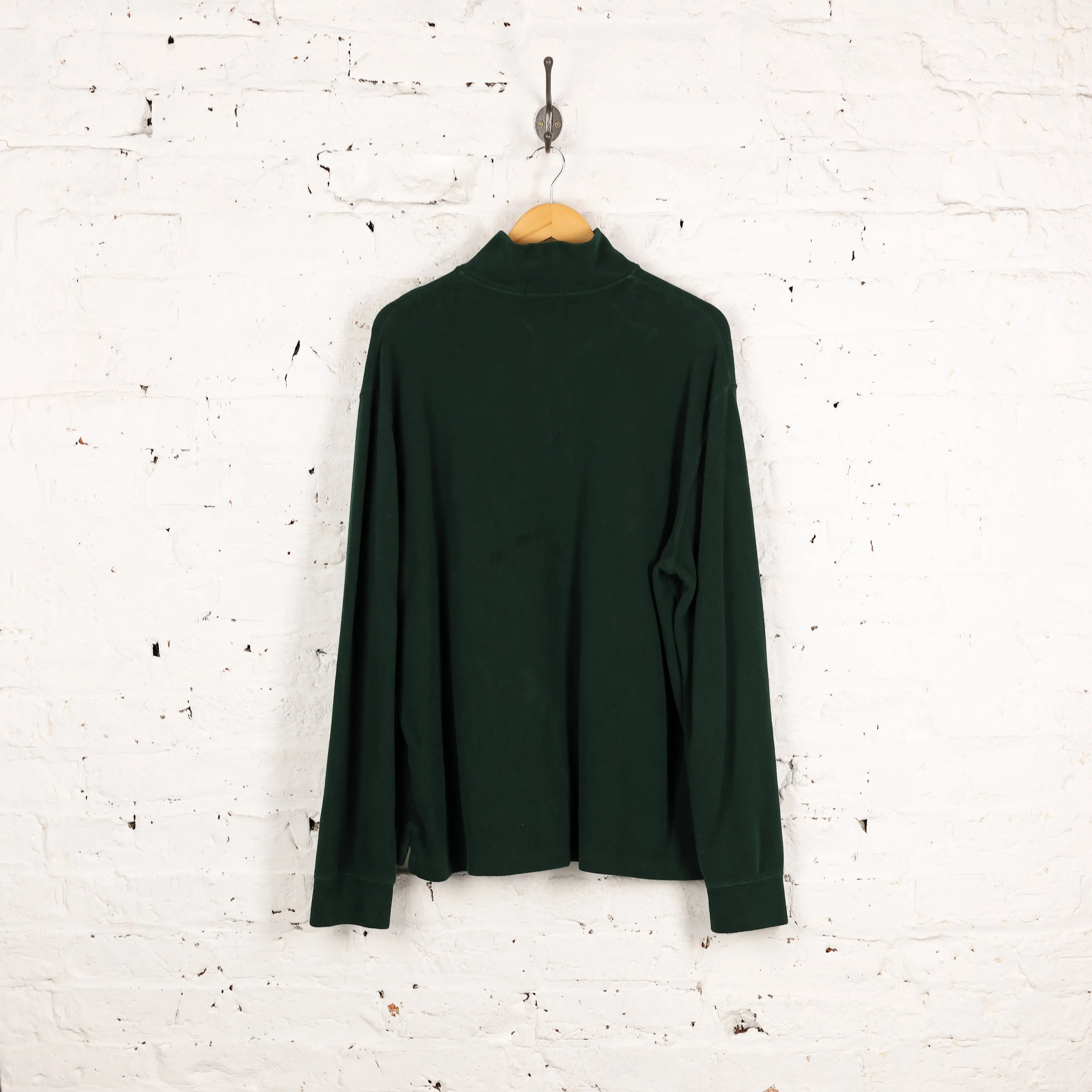 Ralph Lauren 1/4 Zip Sweatshirt - Green - XL