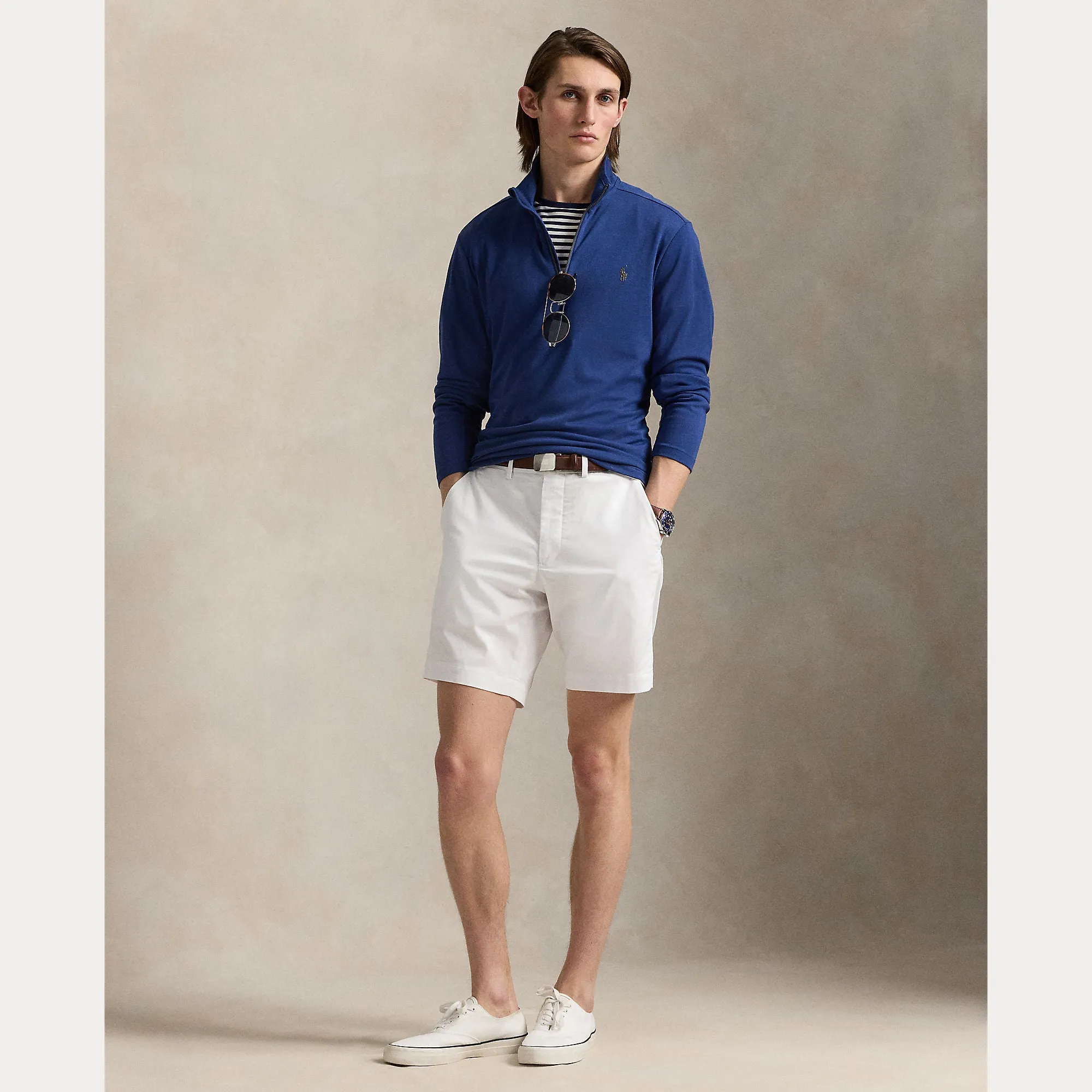 Ralph Lauren Mens Half zip sweater - Blue