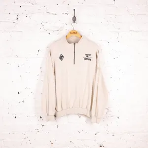 Reebok Borussia Monchengladbach 1/4 Zip Sweatshirt - Beige - L