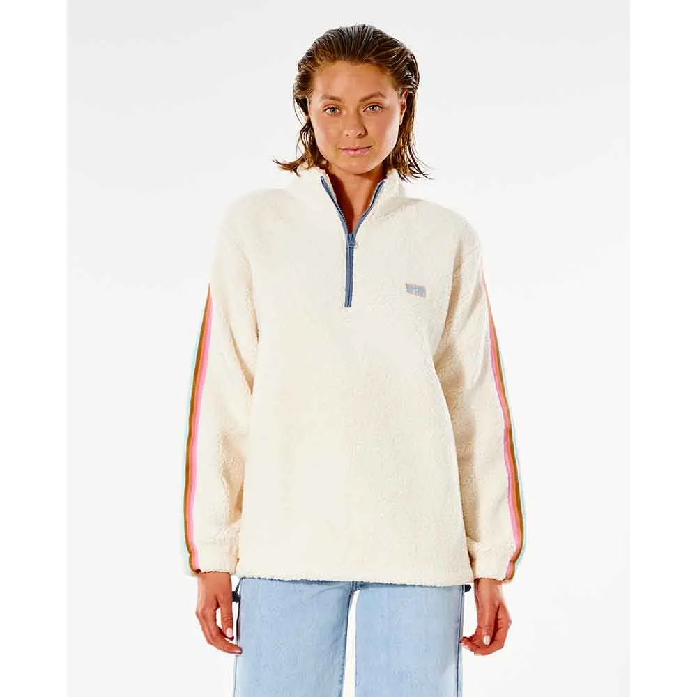 Rip Curl Womens Twin Fin 1/4 Zip Sweatshirt
