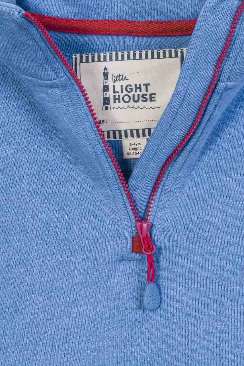 Robyn Girls Half Zip Jersey - Cornflower