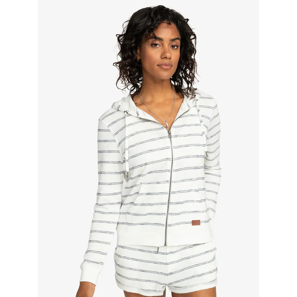 Roxy Perfect Wave Stripe Zip Hoodie