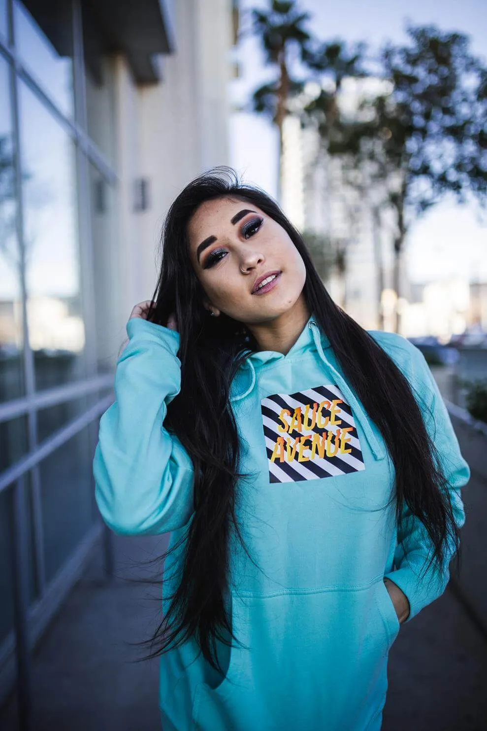 SA B&W Box | Mint Hoodie