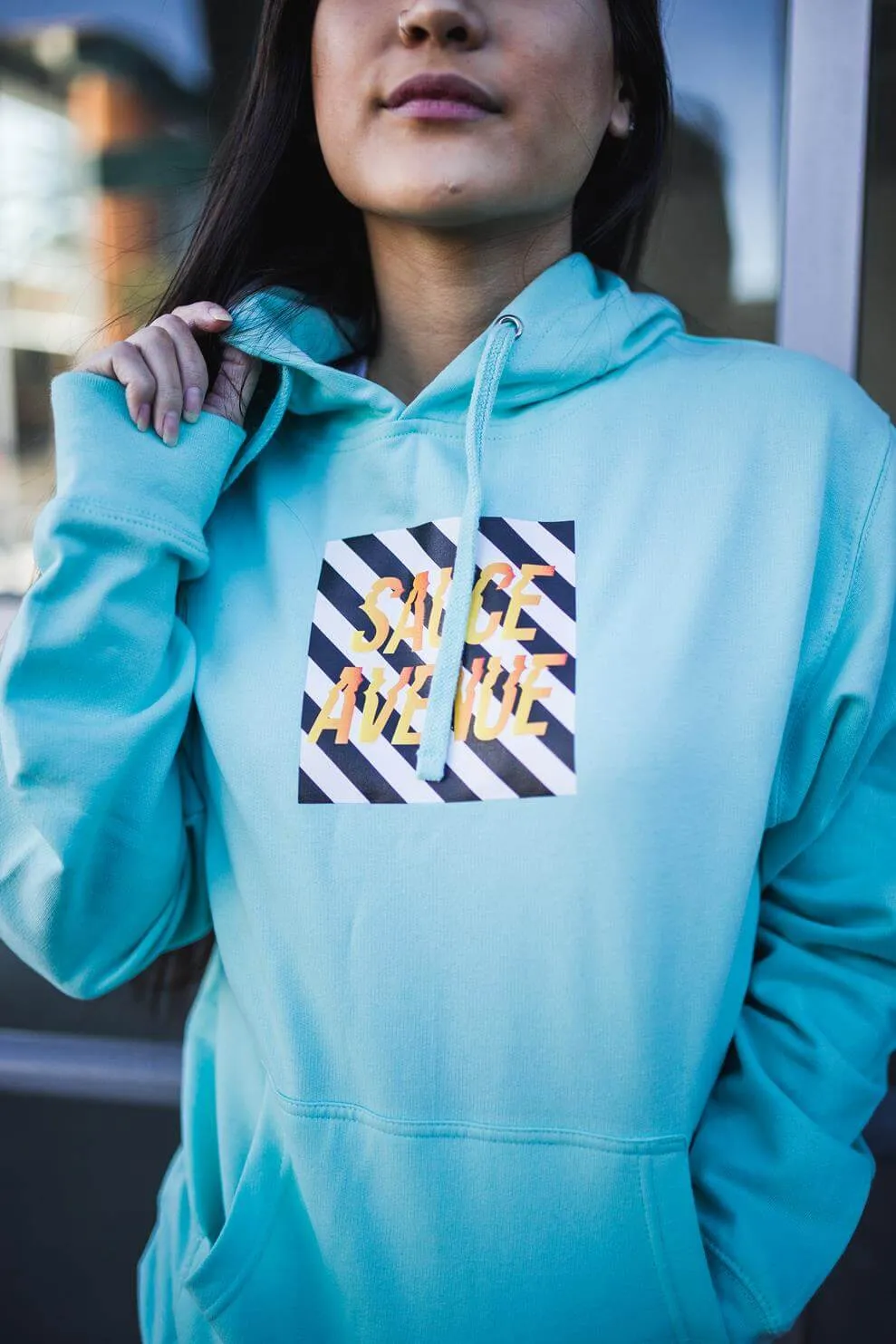 SA B&W Box | Mint Hoodie