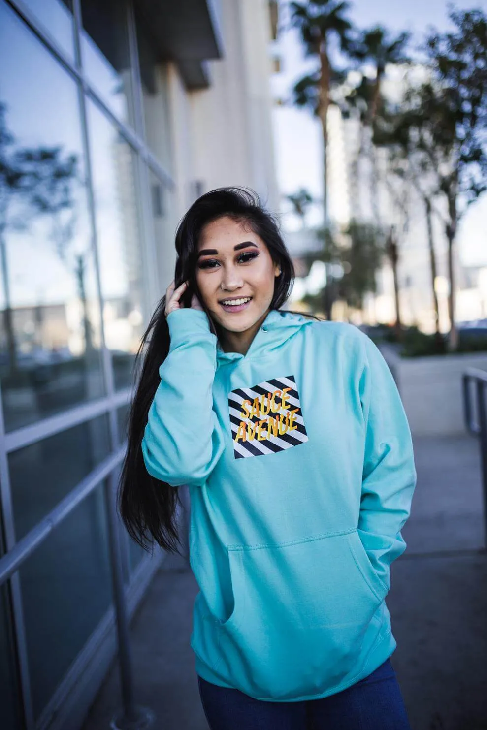 SA B&W Box | Mint Hoodie