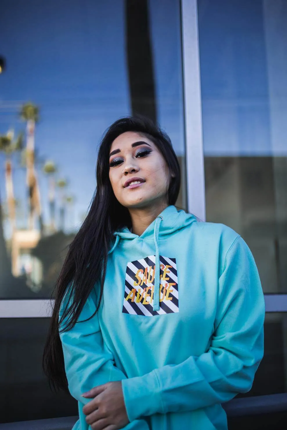 SA B&W Box | Mint Hoodie