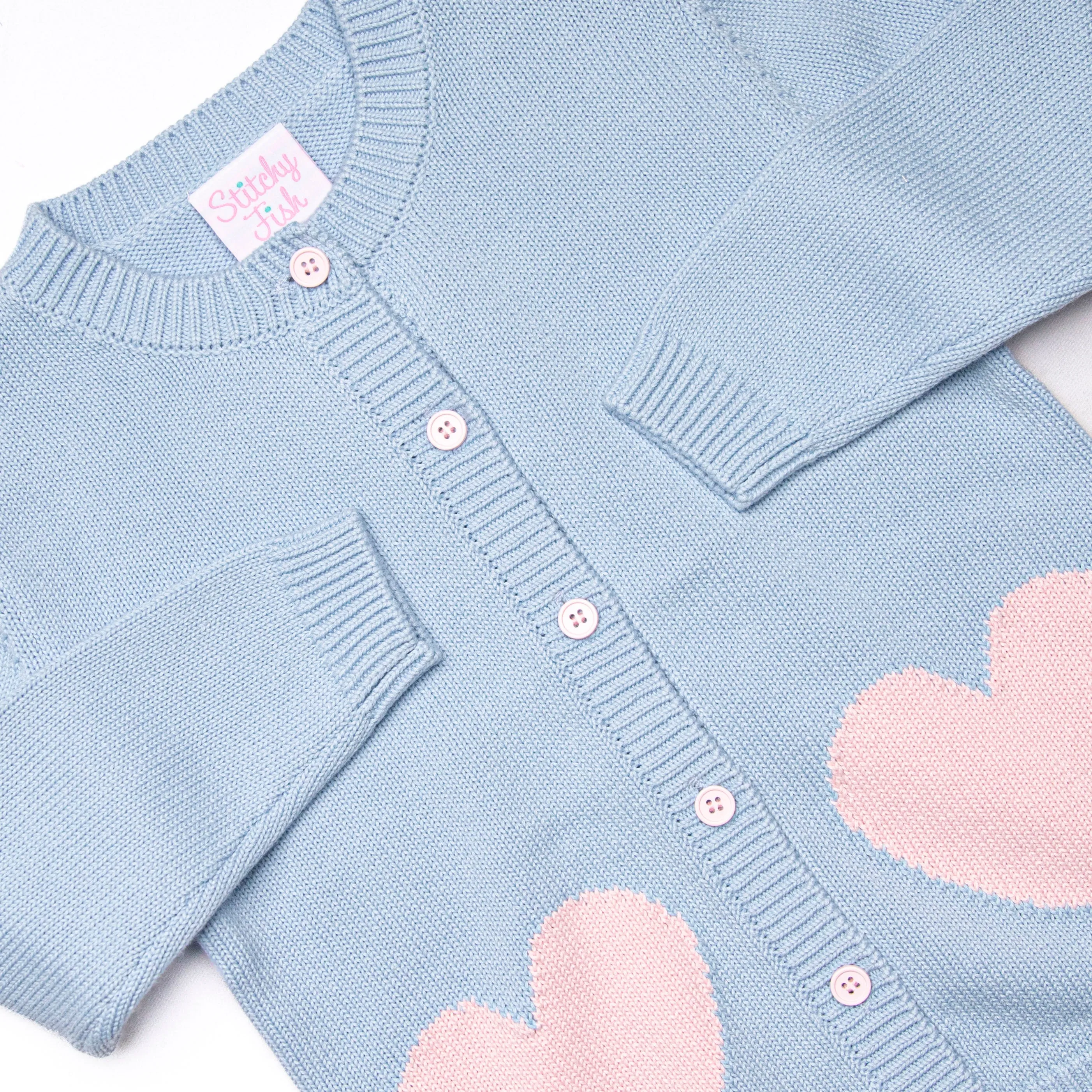 Secret Admirer Cardigan, Blue