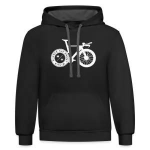 STEW TT Bike- Unisex Contrast Hoodie