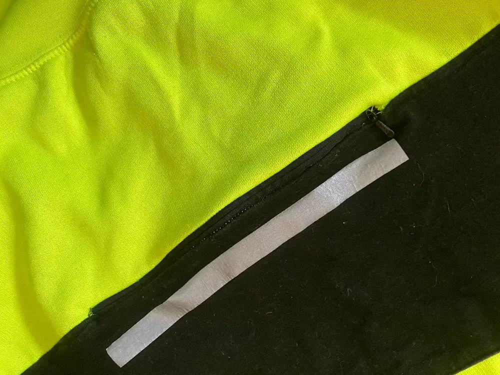 STYLEVIS Sweatshirt with front zip pocket - Yellow/Black S