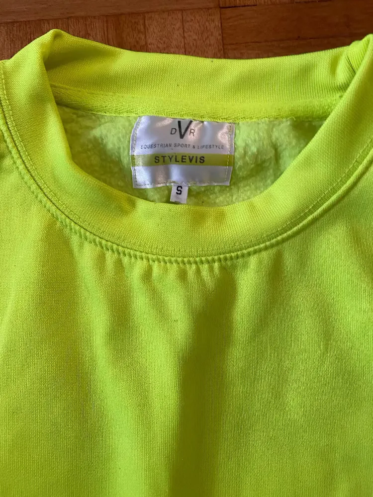 STYLEVIS Sweatshirt with front zip pocket - Yellow/Black S