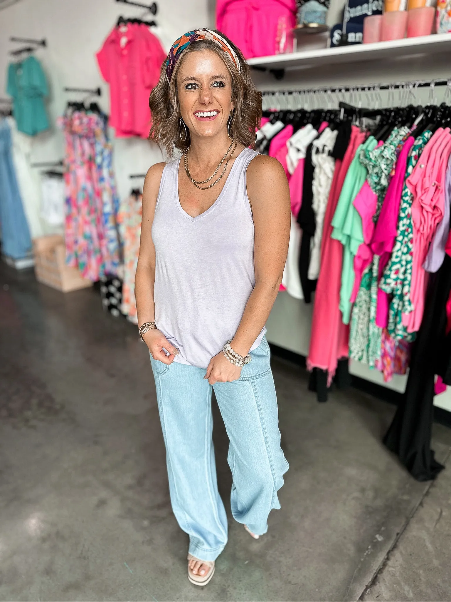 Taylor V Neck Tank